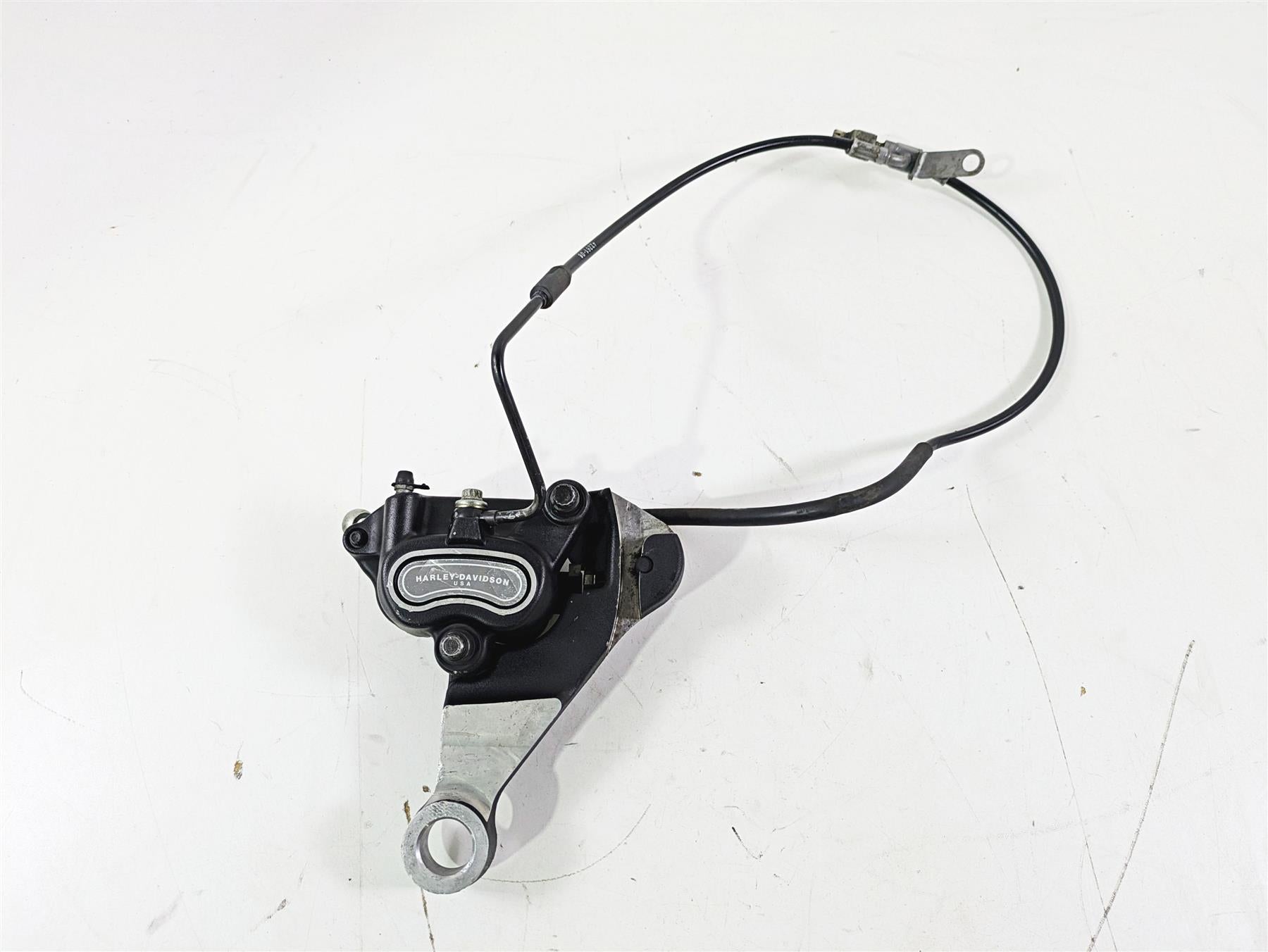 2008 Harley FLSTC 105TH Softail Heritage Rear Brake Caliper + Mount 40908-08 {{ shop.shopifyCountryName }} - Mototech271