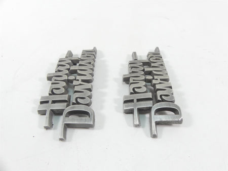2017 Harley Dyna FXDB Street Bob Fuel Gas Tank Emblem Badge Set 61400098 {{ shop.shopifyCountryName }} - Mototech271