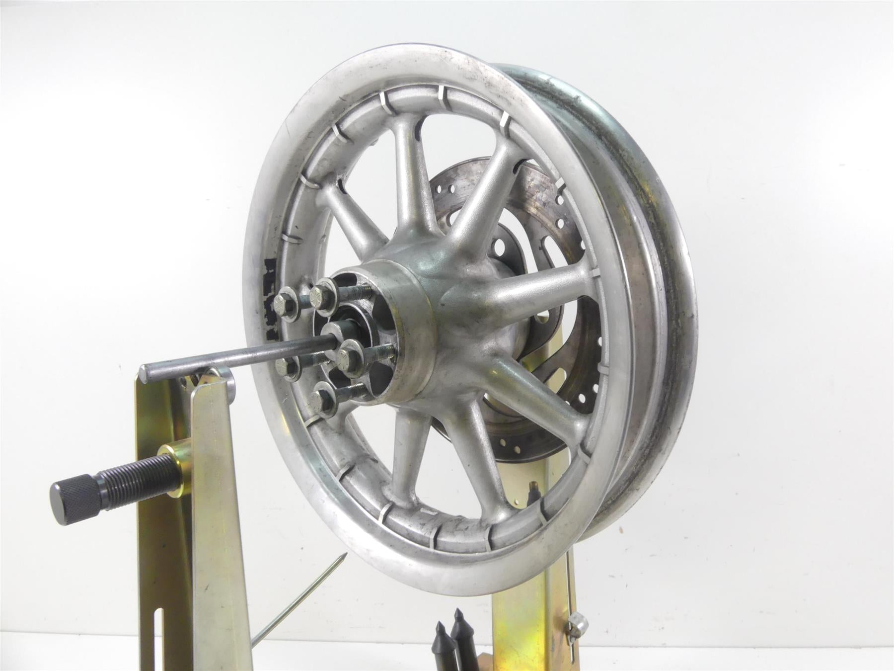 2007 Harley FLHTCU SE2 CVO Electra Glide Rear 9 Spoke 16x3 Rim Wheel 43484-08 {{ shop.shopifyCountryName }} - Mototech271