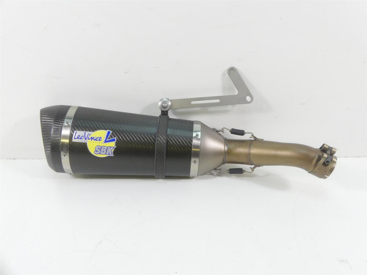2015 Triumph 1050 Speed Triple R Leo Vince SBK Carbon Exhaust Pipe 8514S#1 {{ shop.shopifyCountryName }} - Mototech271