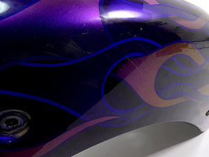 2002 Honda VTX1800 R Rear Fender - Purple Flames 80110-MEA-670 80110-MCV-S10 | Mototech271