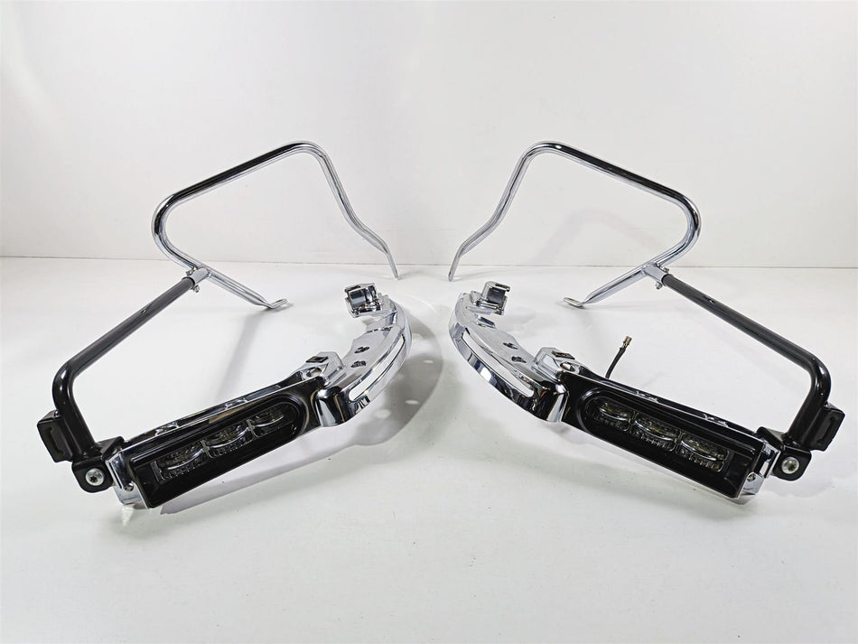 2014 Harley Touring FLHTK Electra Glide Saddlebag Support Holder Set 90200501