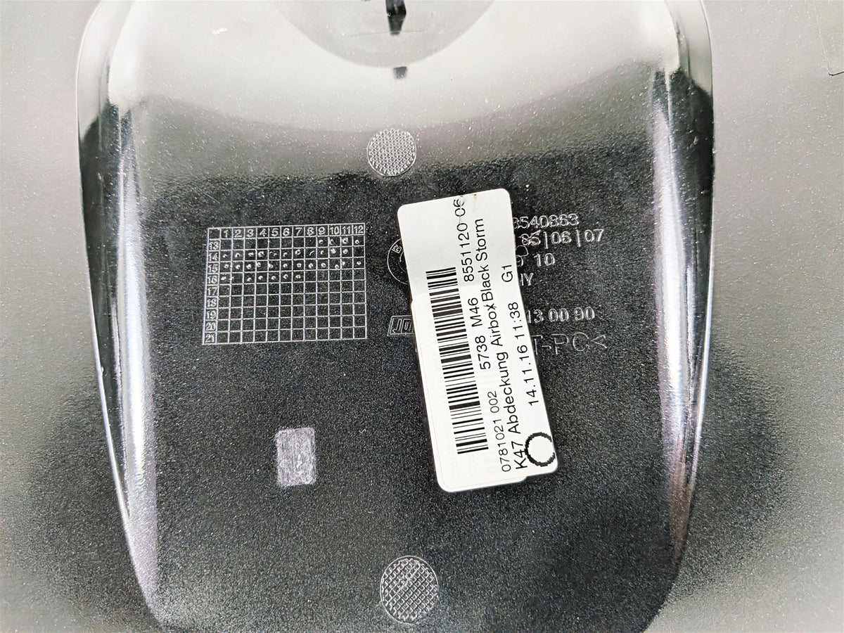 2017 BMW S1000RR K46 Upper Black Storm Fuel Tank Cover Fairing 46638551120 {{ shop.shopifyCountryName }} - Mototech271