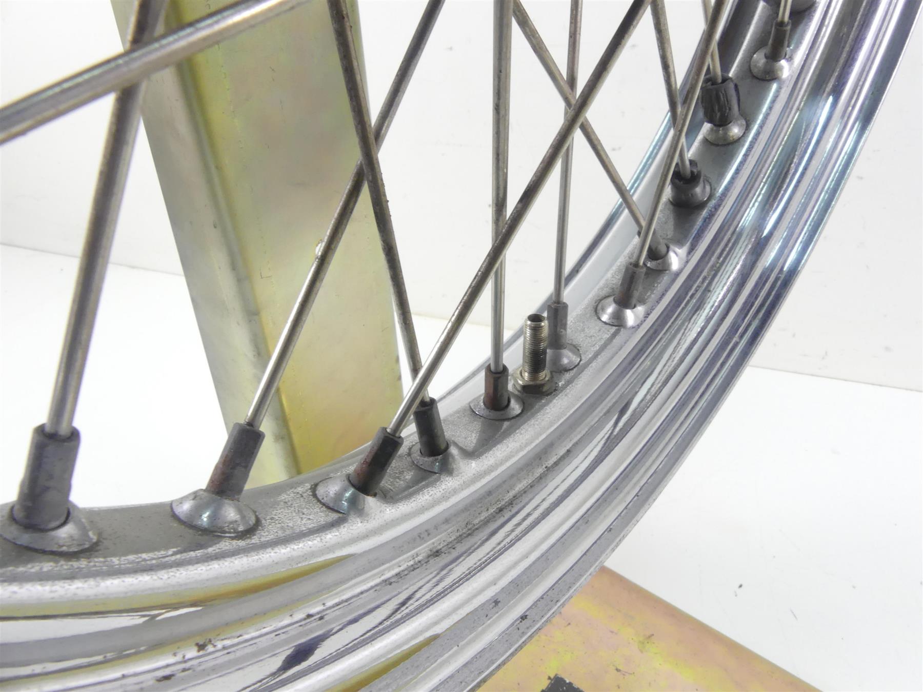 2001 Moto Guzzi California Sp 1100 Straight 18x2.5 Front Wheel Rim GU03610340 {{ shop.shopifyCountryName }} - Mototech271
