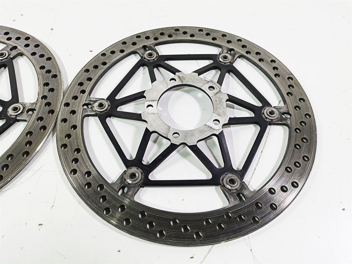2008 Ducati SBK 1098 S Brembo Front Brake Rotor Disc Set 49240901A 71311973A {{ shop.shopifyCountryName }} - Mototech271