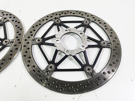 2008 Ducati SBK 1098 S Brembo Front Brake Rotor Disc Set 49240901A 71311973A {{ shop.shopifyCountryName }} - Mototech271