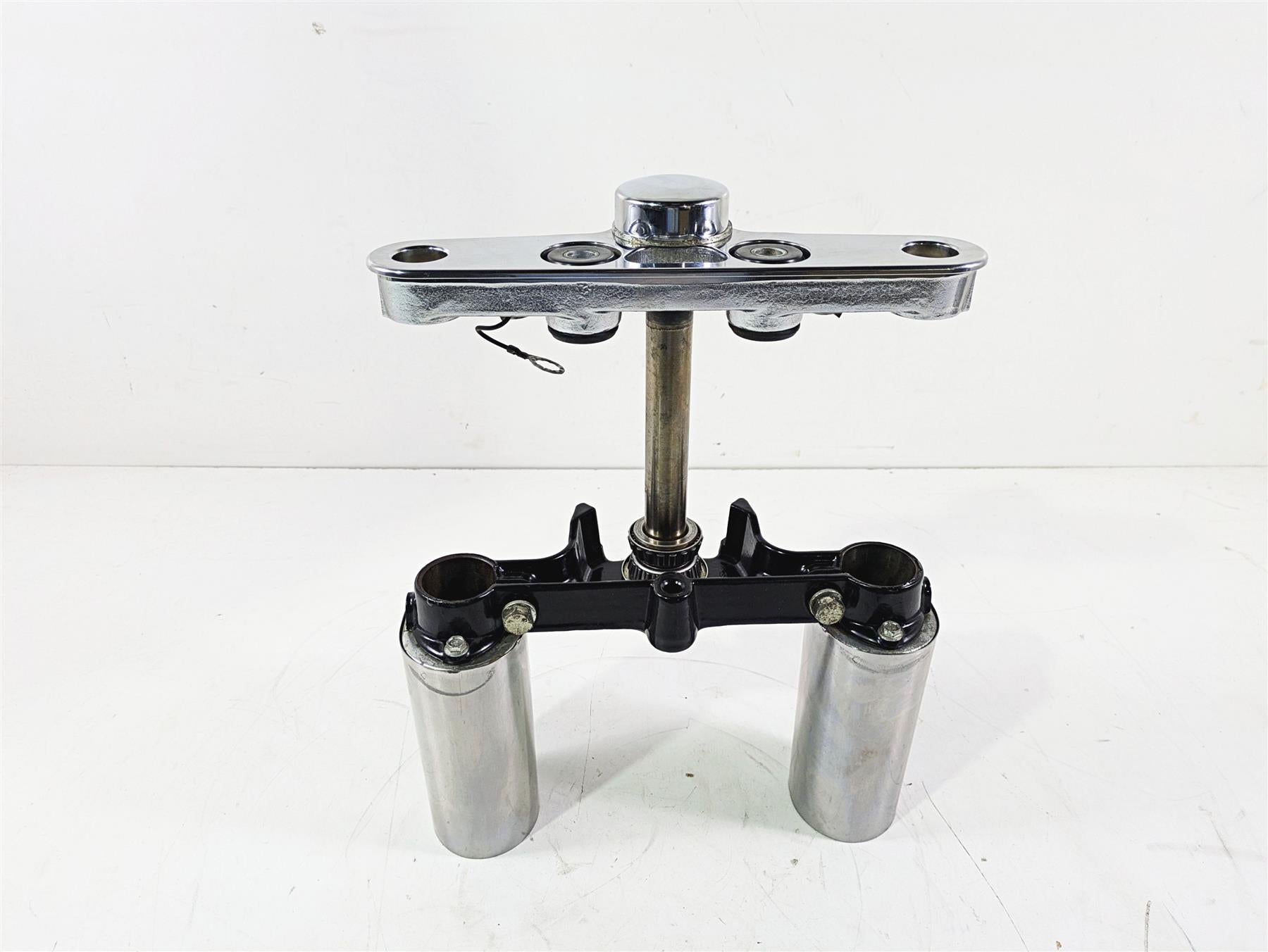 2008 Harley FLSTC 105TH Softail Heritage Lower & Upper Triple Tree Set 45605-00A