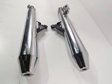 Load image into Gallery viewer, 2013 Triumph Bonneville Stock Exhaust Pipe Muffler Set T2206490 T2206485
