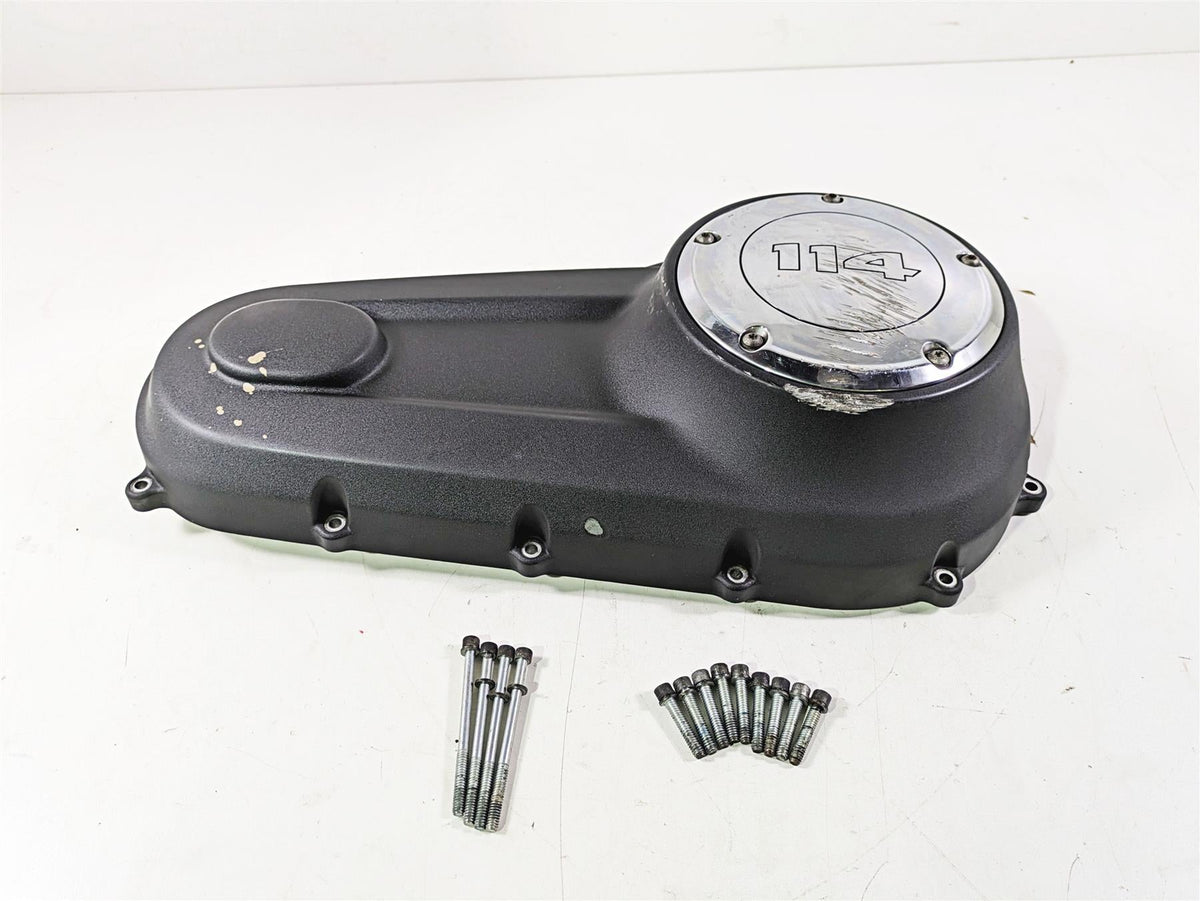 2018 Harley Softail FXFBS Fat Bob Outer Primary Drive Clutch Cover 25700559 {{ shop.shopifyCountryName }} - Mototech271