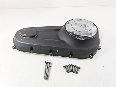 2018 Harley Softail FXFBS Fat Bob Outer Primary Drive Clutch Cover 25700559 {{ shop.shopifyCountryName }} - Mototech271