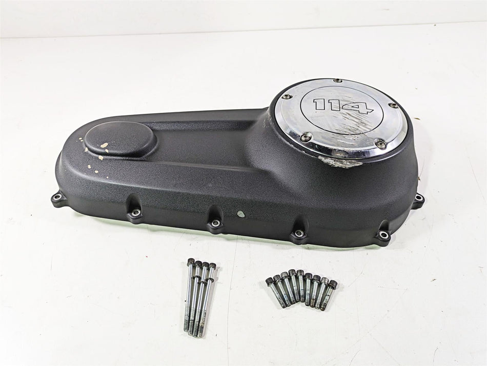 2018 Harley Softail FXFBS Fat Bob Outer Primary Drive Clutch Cover 25700559 {{ shop.shopifyCountryName }} - Mototech271