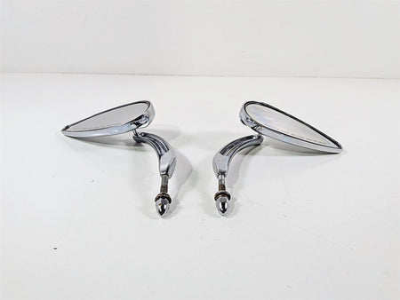 2014 Harley Touring FLHTK Electra Glide Willie G Teardrop Chrome Mirror 56000394-Mototech271