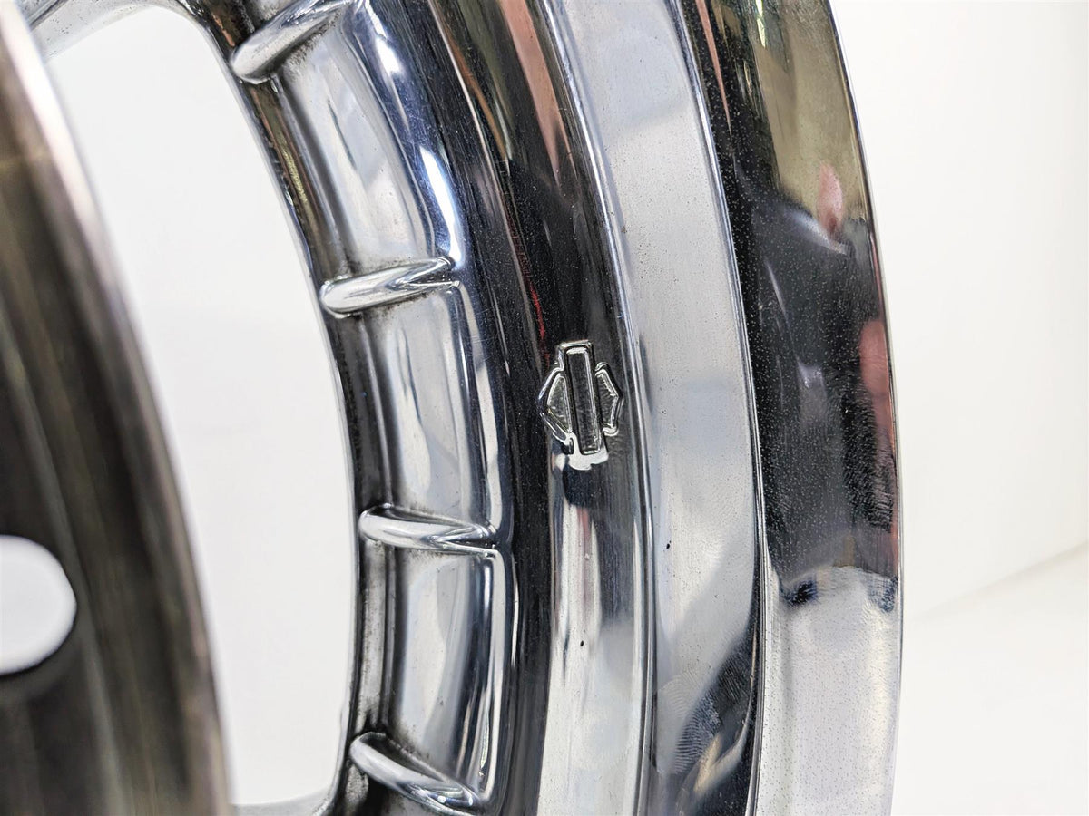 2008 Harley FXDSE CVO Dyna Chrome Slotted Rear Wheel Rim 17x4.5 43972-08-Mototech271
