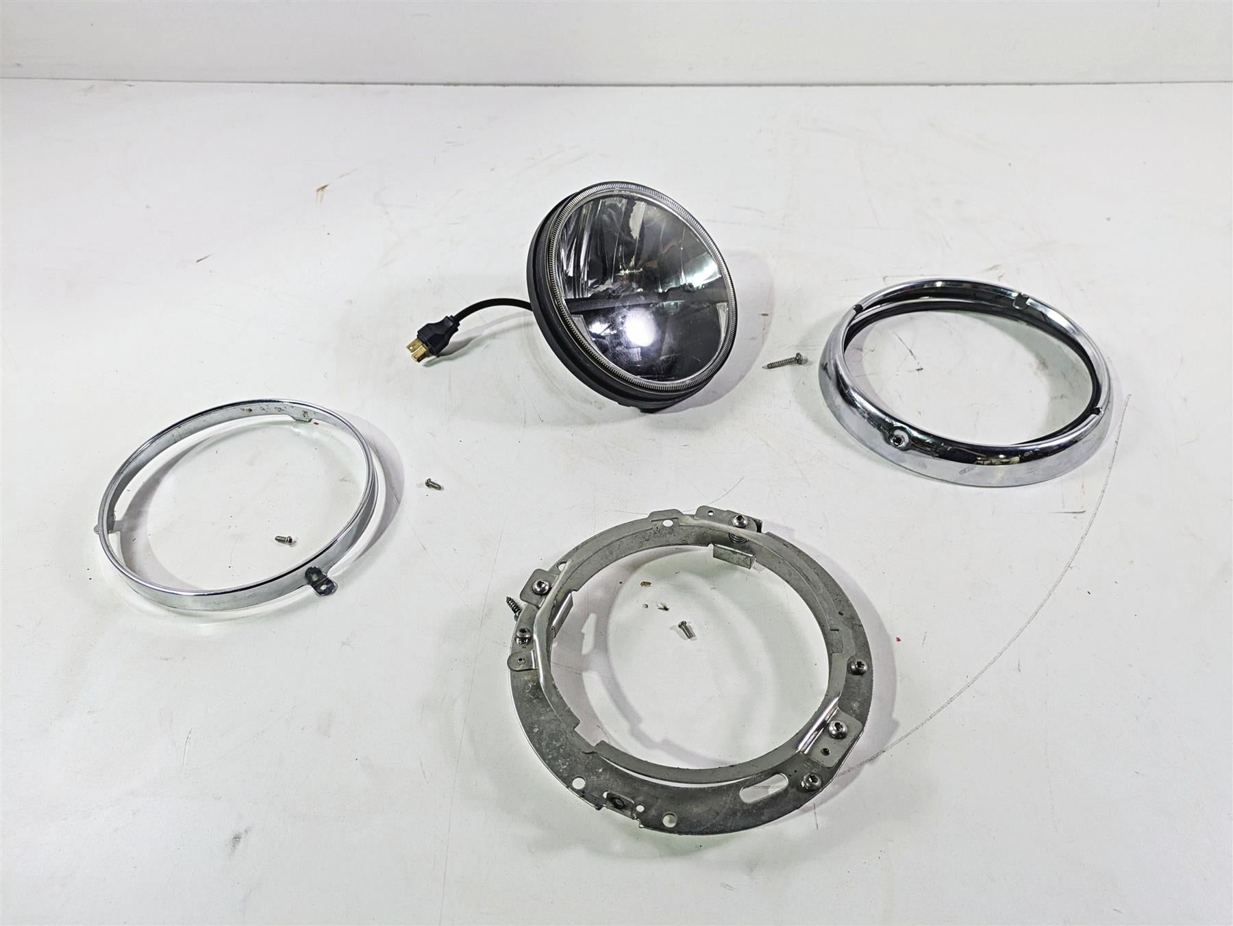 1996 Harley Touring FLHTCUI Electra Glide Led Headlight Head Lamp -Tested {{ shop.shopifyCountryName }} - Mototech271