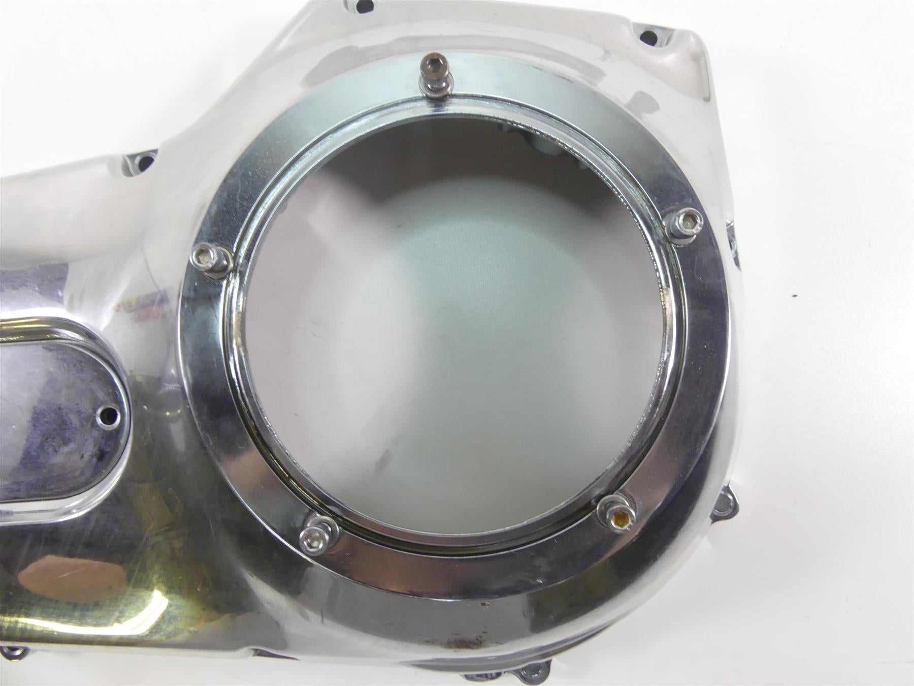 1999 Harley Dyna FXDS Convertible Outer Primary Clutch Cover Mid Cntrl 60506-99 {{ shop.shopifyCountryName }} - Mototech271