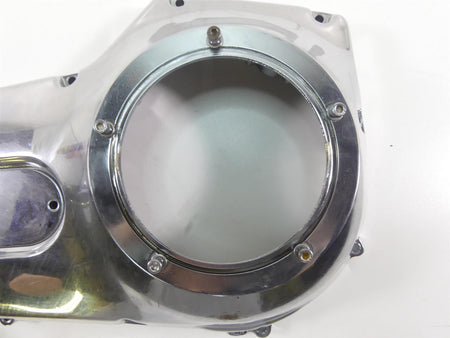 1999 Harley Dyna FXDS Convertible Outer Primary Clutch Cover Mid Cntrl 60506-99 {{ shop.shopifyCountryName }} - Mototech271