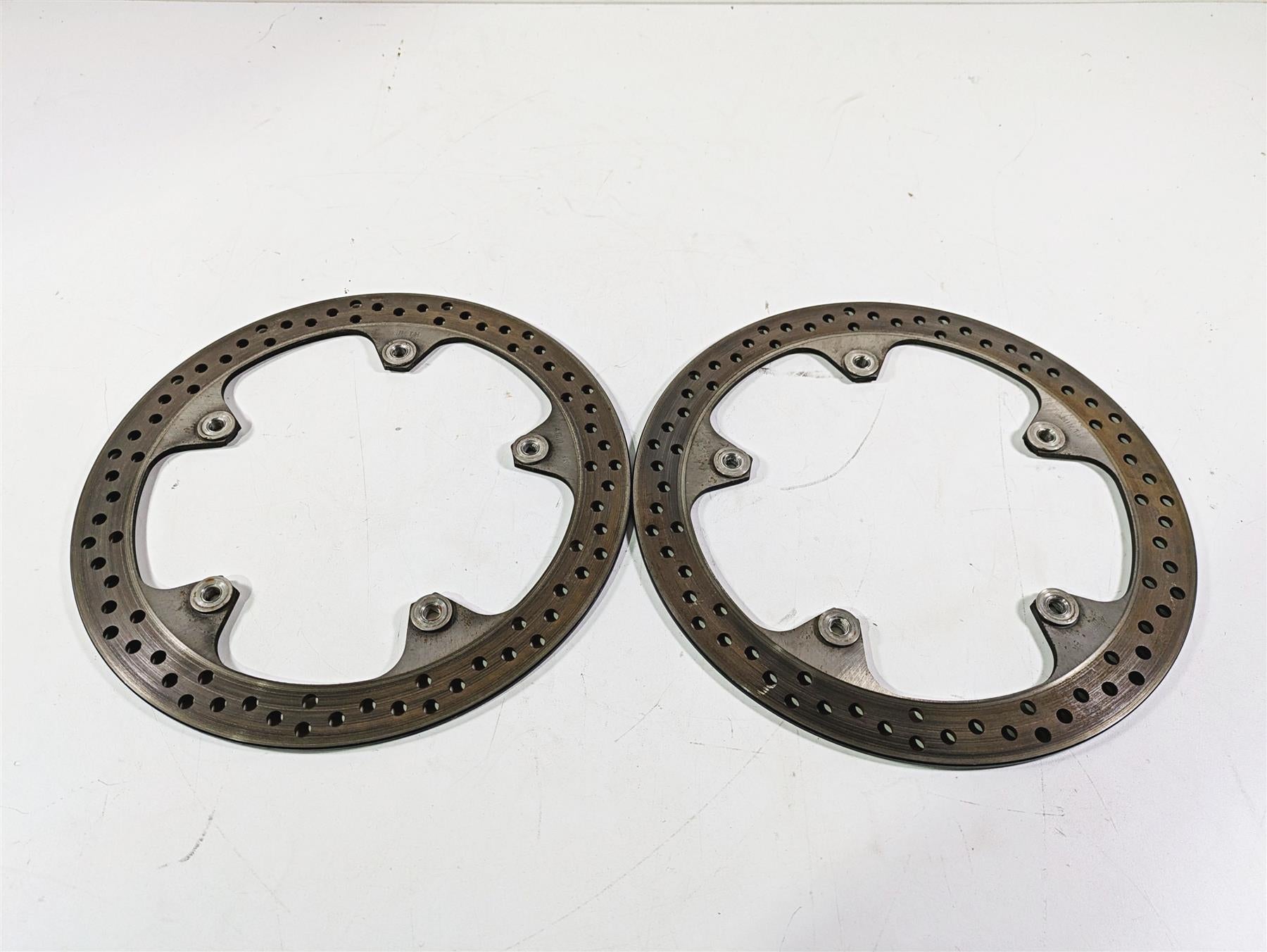 2012 BMW R1200R K27 Front Brake Disc Rotor Set 34117701459 {{ shop.shopifyCountryName }} - Mototech271