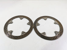 Load image into Gallery viewer, 2012 BMW R1200R K27 Front Brake Disc Rotor Set 34117701459 | Mototech271
