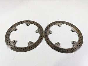 2012 BMW R1200R K27 Front Brake Disc Rotor Set 34117701459 | Mototech271