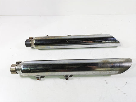2008 Harley FLSTC Softail Heritage Slip On Slash Cut Exhaust Muffler Set - Read {{ shop.shopifyCountryName }} - Mototech271