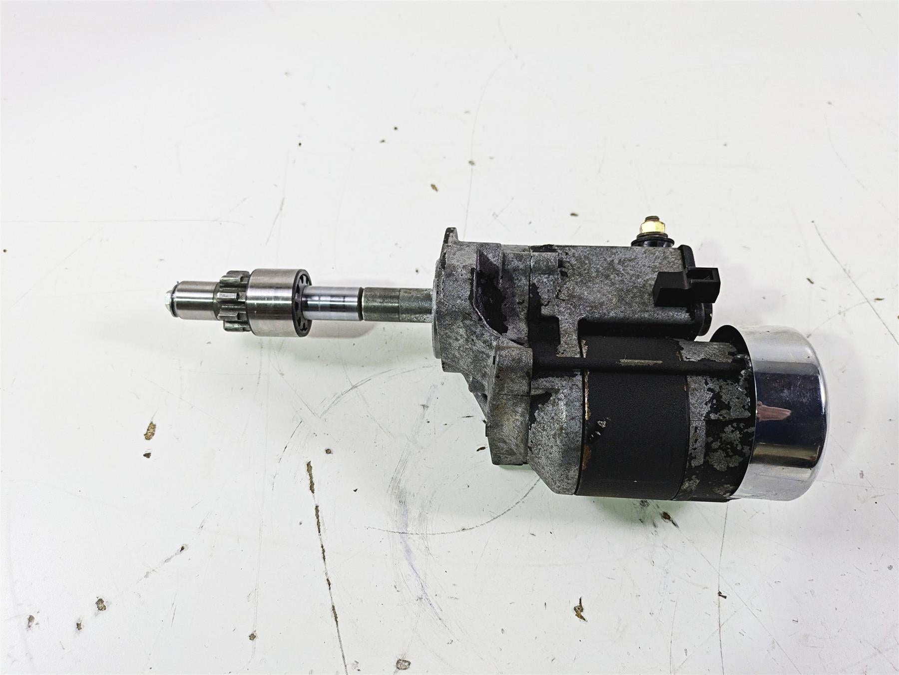 1992 Harley FLSTC Softail Heritage Engine Starter Motor + Cover 31553-90A {{ shop.shopifyCountryName }} - Mototech271