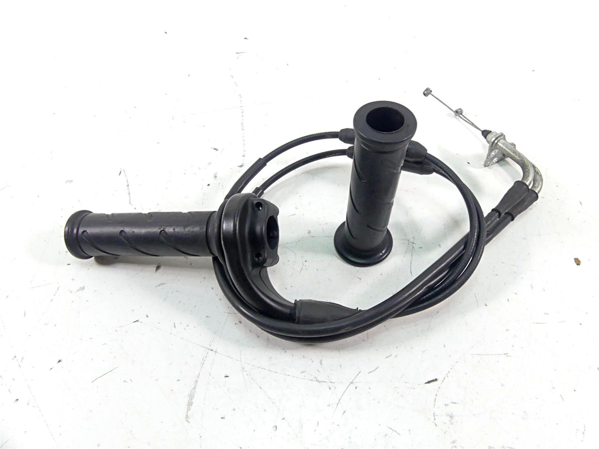 2013 Ducati Diavel Red Throttle Grip Handle Cables Set 65420161A {{ shop.shopifyCountryName }} - Mototech271