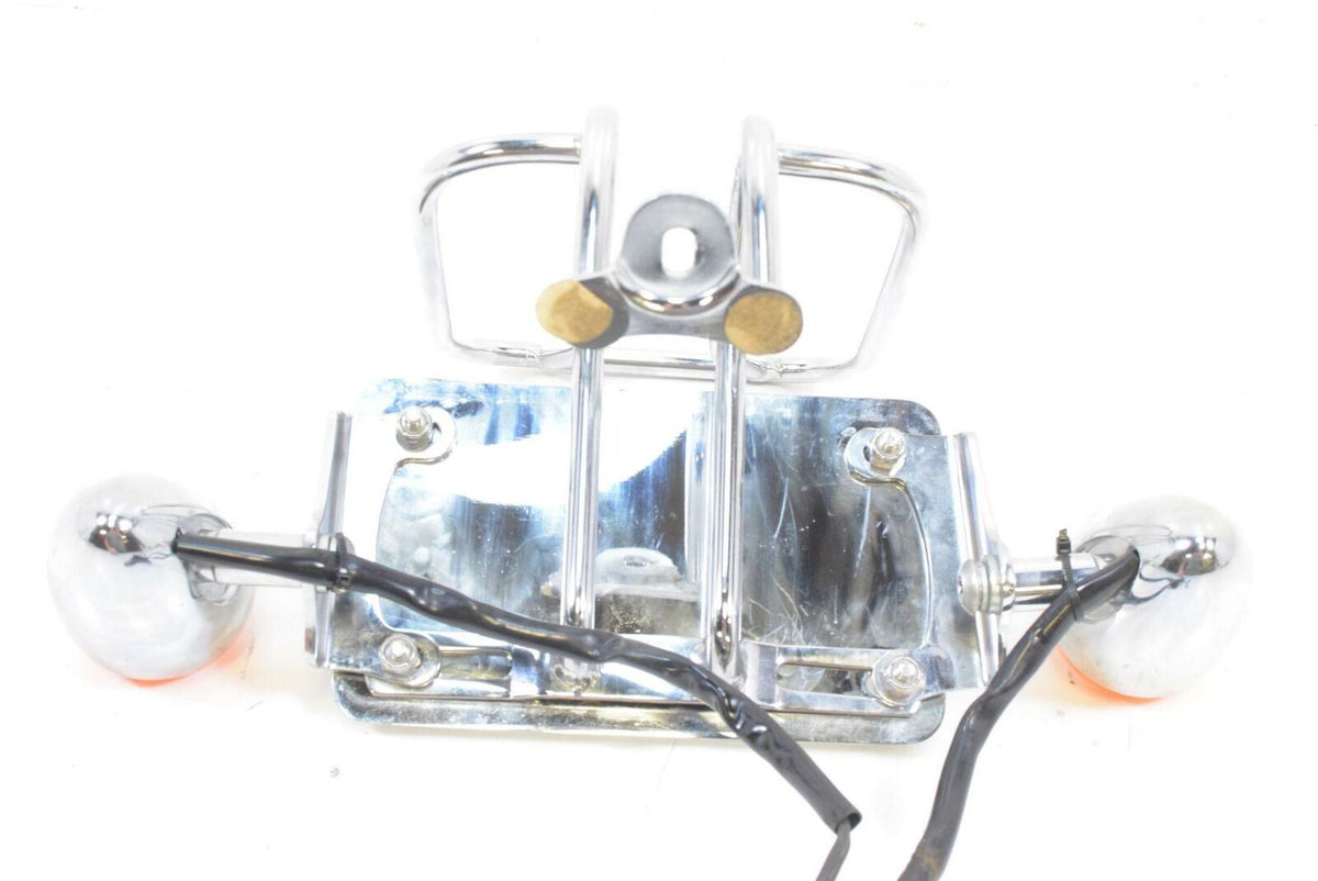 2006 Harley Sportster XL1200 C Rear Six Pack Rack Blinker Plate Holder Set {{ shop.shopifyCountryName }} - Mototech271