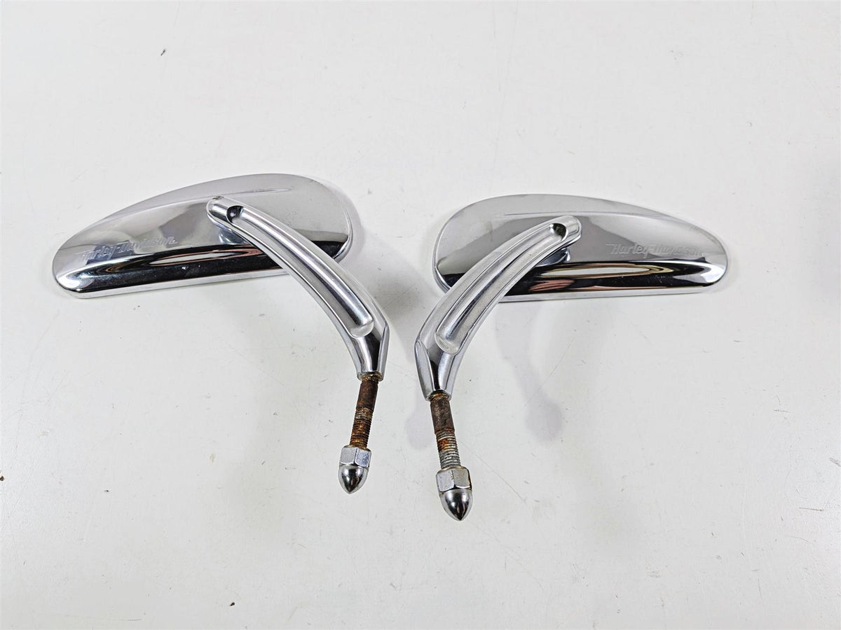 2008 Harley FXDSE CVO Dyna Teardrop Rear View Mirror Set 92344-08A 92345-08A-Mototech271