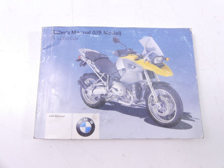 2005 BMW R1200GS K25 Owners Manual Handbook Hand Book US Model - Wet 01477704007 {{ shop.shopifyCountryName }} - Mototech271
