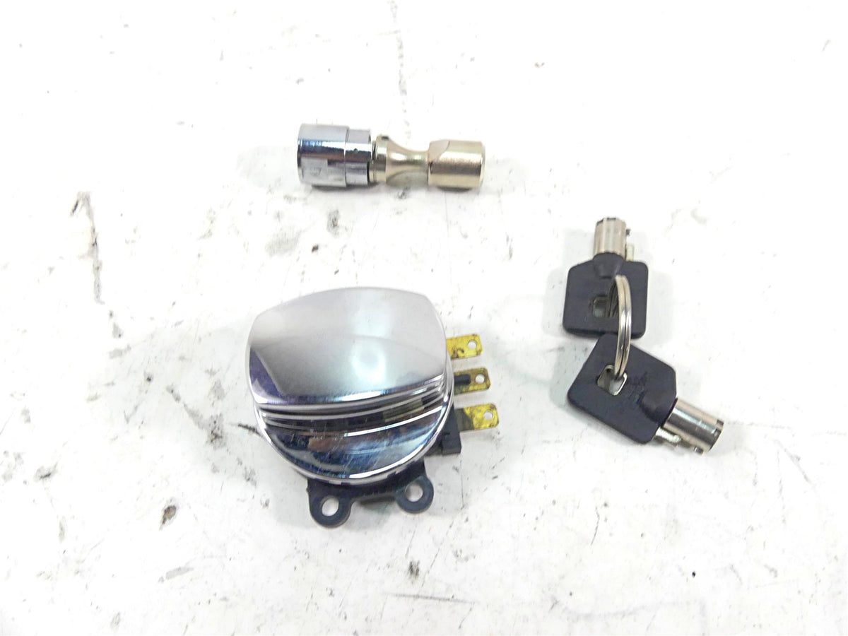 2006 Harley Softail FXSTSI Springer Ignition Switch Key Steering Lock 71450-04 {{ shop.shopifyCountryName }} - Mototech271