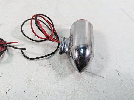 1999 Harley Touring FLHTC Electra Glide Trunk Side Light Lamp Chrome Set {{ shop.shopifyCountryName }} - Mototech271