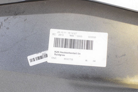 2012 BMW R1200RT R1200 RT K26 Left Tail Fairing Cover 46637681573 {{ shop.shopifyCountryName }} - Mototech271