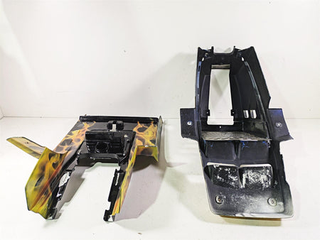 2001 Yamaha Banshee YFZ350 Painted Flames Front Rear Fairings 2GU-W2151-B1-00 {{ shop.shopifyCountryName }} - Mototech271