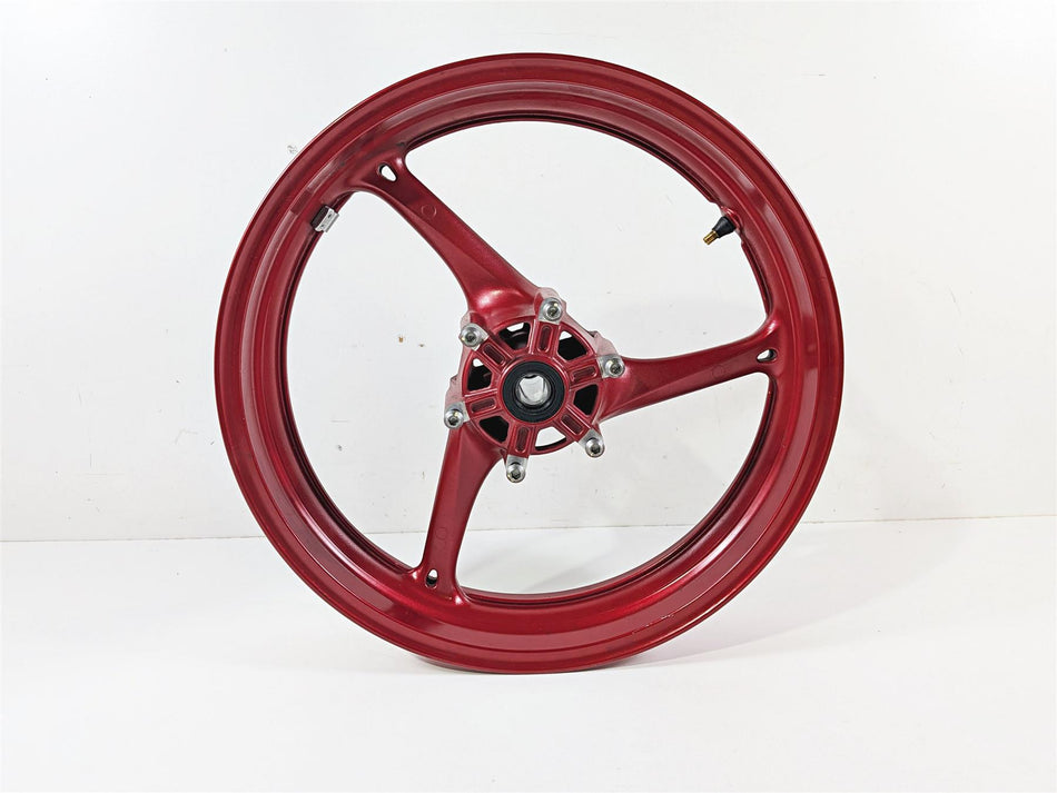 2024 Suzuki GSXR600 Straight Front Wheel Rim Red 17x3.5 54111-14J00 {{ shop.shopifyCountryName }} - Mototech271