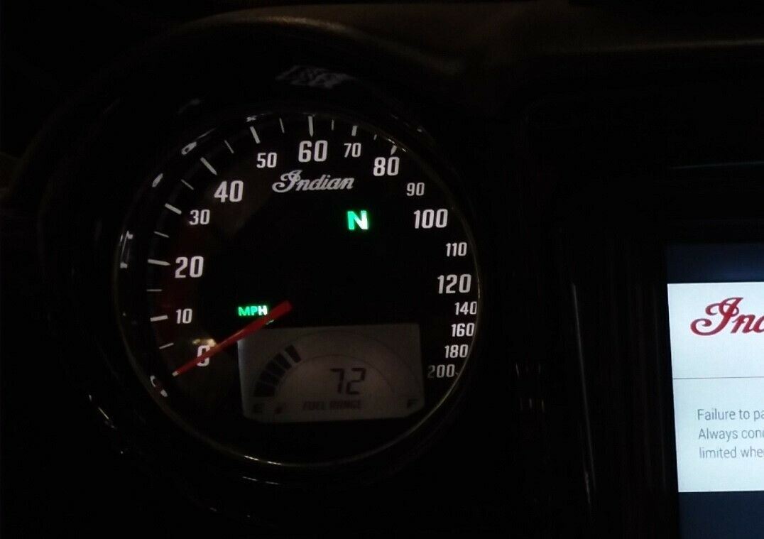 2018 Indian Chieftain Limited Speedometer Gauge 2K Instrument Cluster 3280722 {{ shop.shopifyCountryName }} - Mototech271
