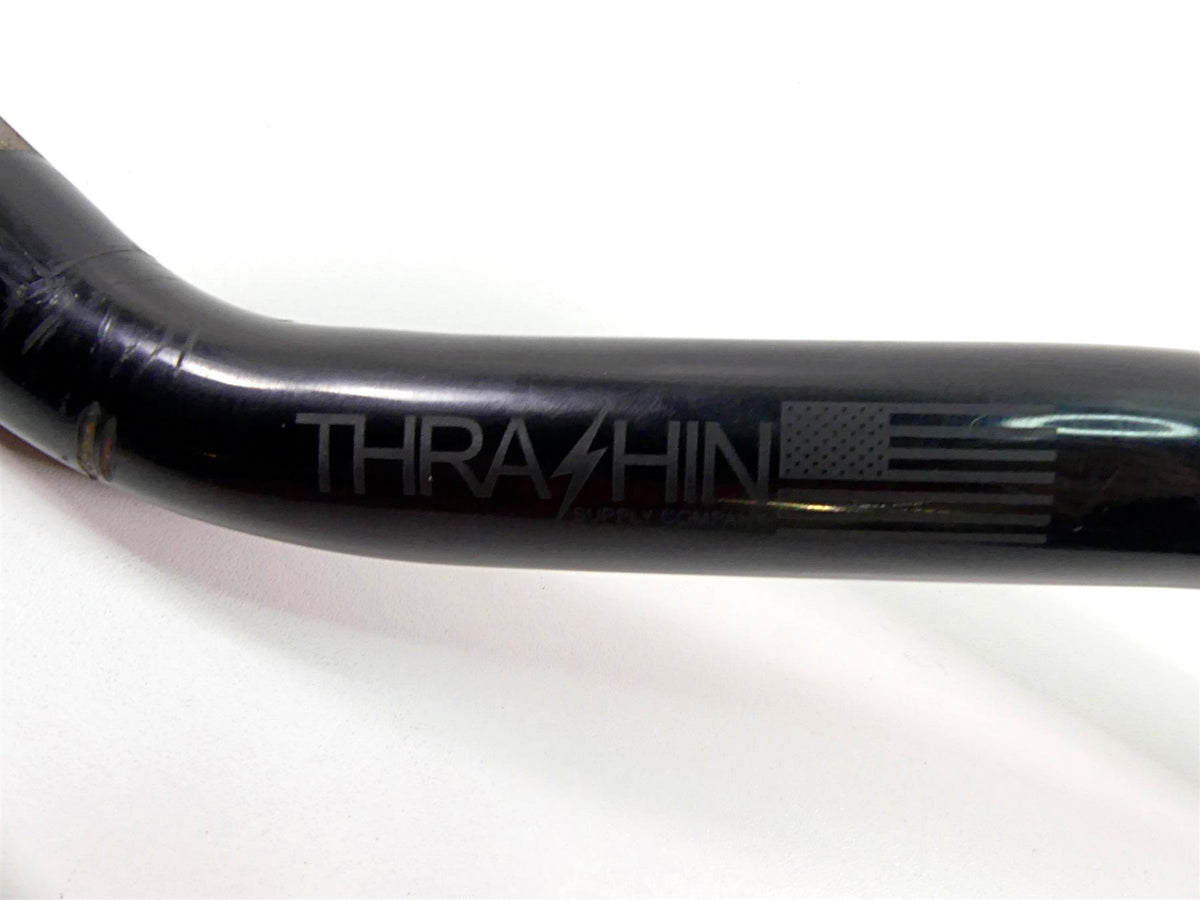 2017 Harley Dyna FXDB Street Bob Thrashin Mid Bend Handlebar Handle Bar Black {{ shop.shopifyCountryName }} - Mototech271