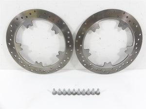 2006 Harley VRSCD Night Rod Front Brake Rotor Disc Set 44553-06A