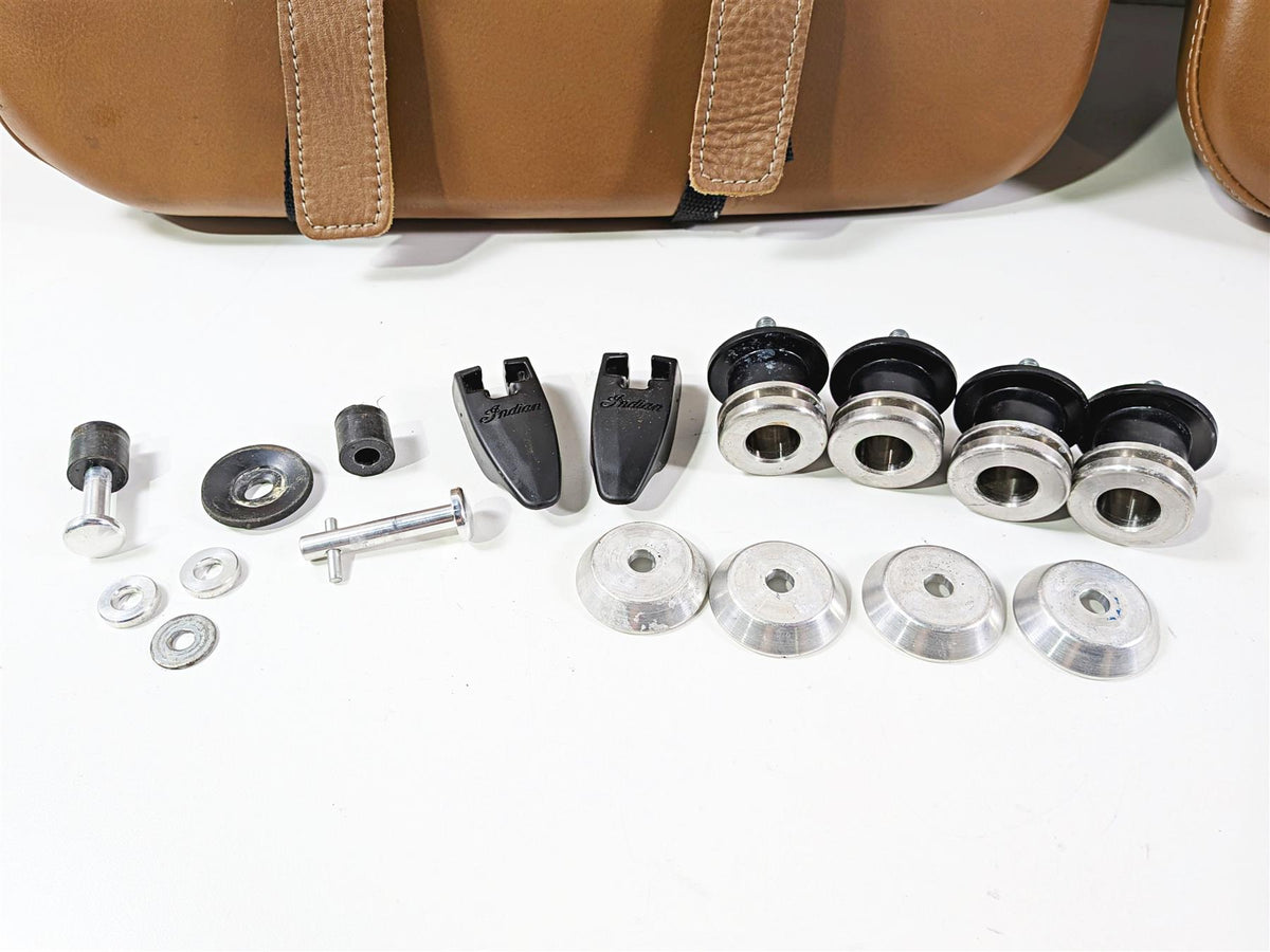 2021 Indian Scout 1200 Saddlebag Leather Brown & Mounts Set 2880234 {{ shop.shopifyCountryName }} - Mototech271