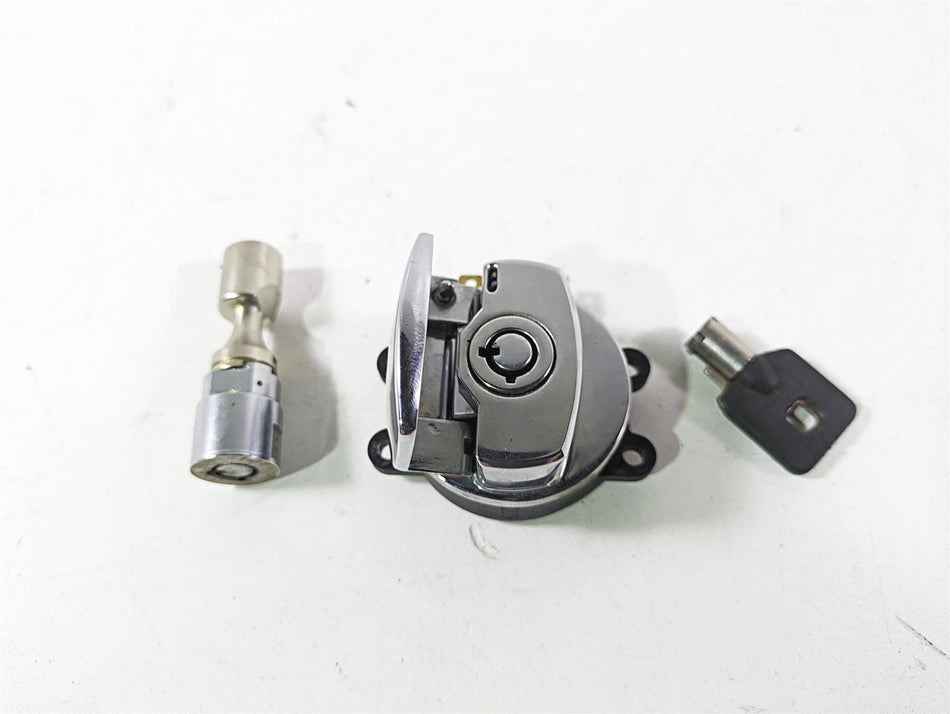 2003 Harley FLSTC Softail Heritage 100th Ignition Switch Key Lock Set 71450-04 {{ shop.shopifyCountryName }} - Mototech271