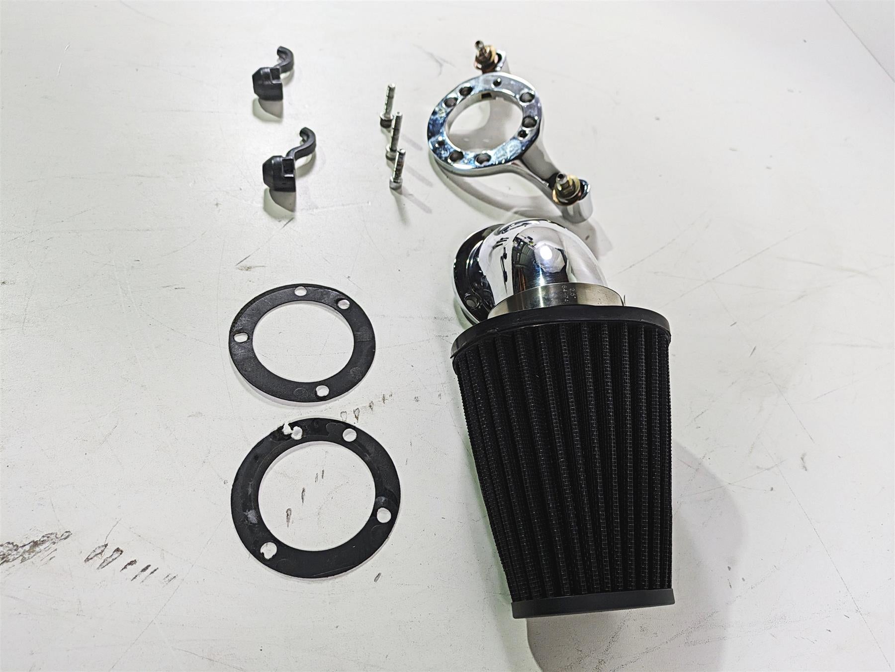2017 Harley Dyna FXDB Street Bob DNA Specialty Cone Air Cleaner M-AF-2010 {{ shop.shopifyCountryName }} - Mototech271