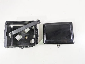 2015 Harley FXDF Dyna Fat Bob Right Battery Tray & Cover 66444-12DH 70379-06B