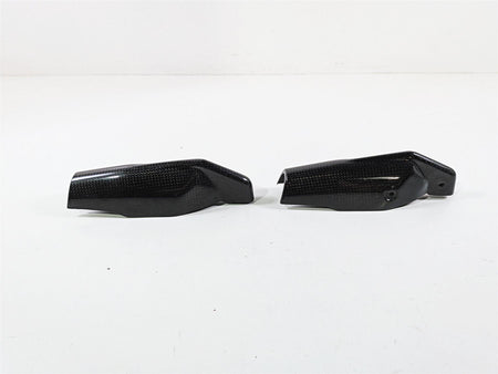2009 Ducati Hypermotard 1100 S Lower Carbon Fiber Fork Guard Cover Set 46012811-Mototech271