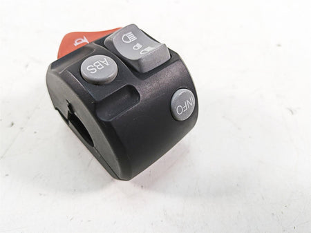 2007 BMW R1200GS K255 Adv Left Hand Abs Info Lights Control Switch 61317704615 {{ shop.shopifyCountryName }} - Mototech271