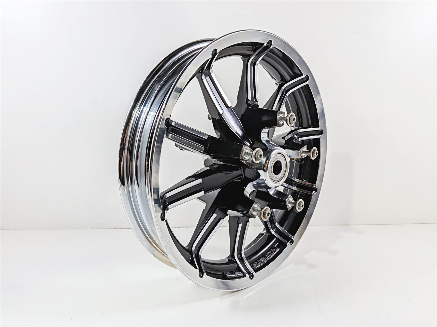 2014 Harley Touring FLHTK Electra Glide Nice Impeller Contrast Front Wheel Rim 17x3 43300386-Mototech271