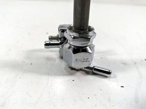 Harley Davidson Pingle Chrome Single Outlet Petcock Fuel Gas Valve 22mm 1311-CHV