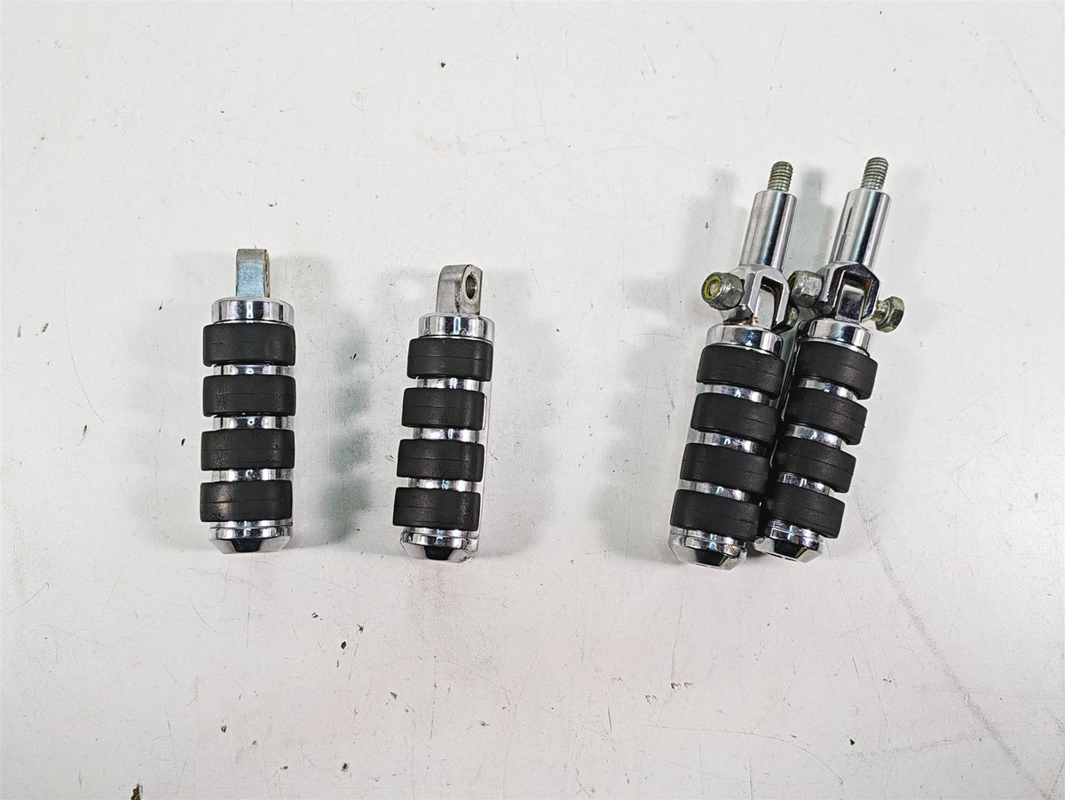 2006 Harley Softail FXSTSI Springer Front Rear Chrome Foot Peg Rest Set 50942-00 {{ shop.shopifyCountryName }} - Mototech271