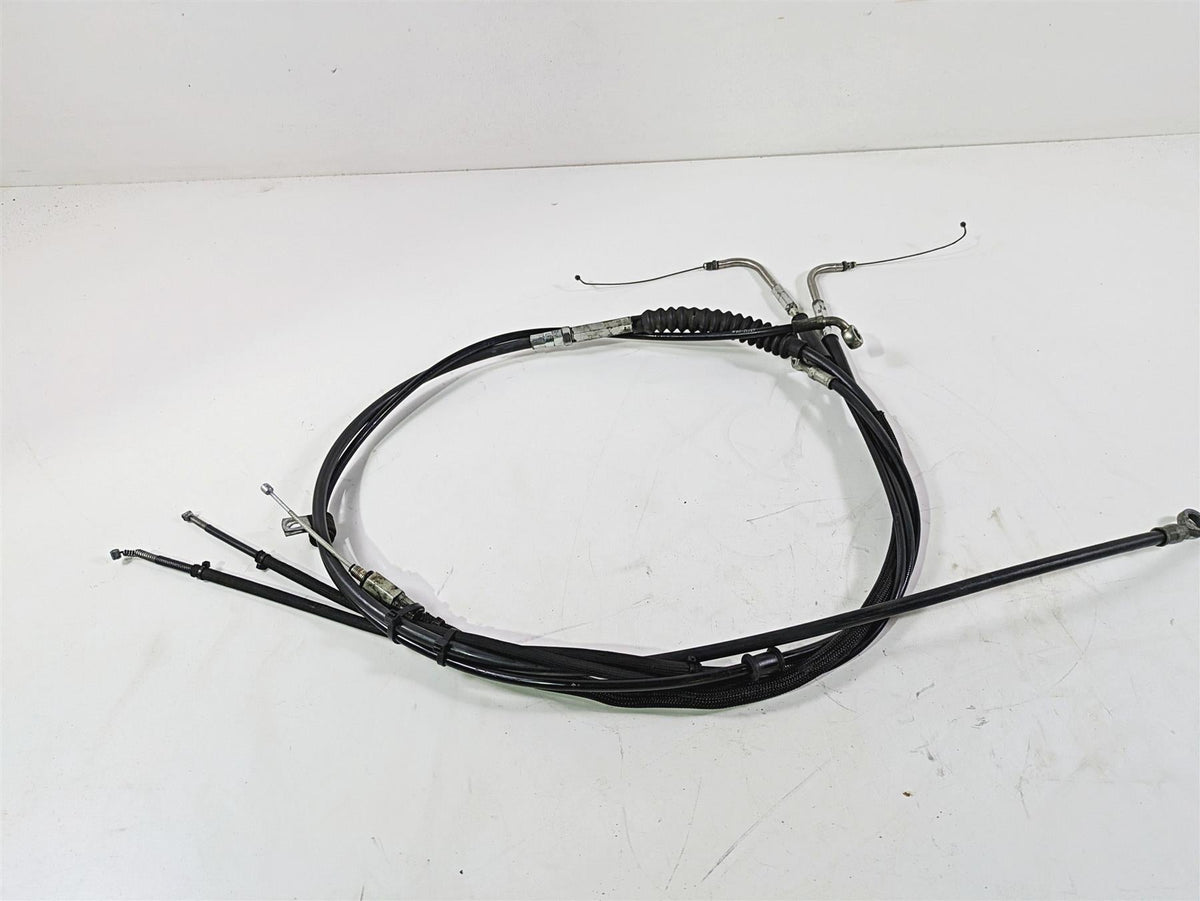 2017 Harley Dyna FXDB Street Bob Oem Brake Line & 10" Throttle Cables 45112-08A {{ shop.shopifyCountryName }} - Mototech271