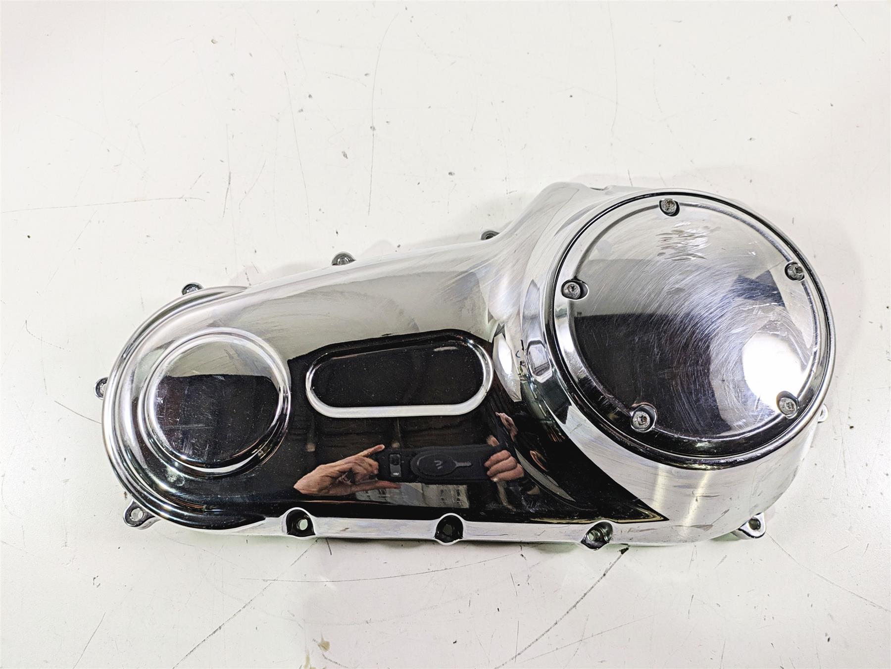 2007 Harley FXDWG Dyna Wide Glide Outer Primary Drive Clutch Cover 60784-06 {{ shop.shopifyCountryName }} - Mototech271