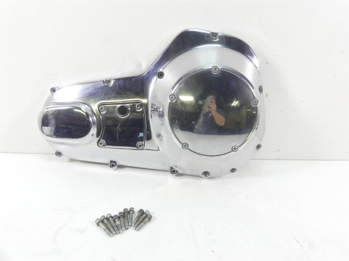 2000 Harley Dyna FXR4 CVO Super Glide Outer Primary Drive Clutch Cover 60685-99 {{ shop.shopifyCountryName }} - Mototech271