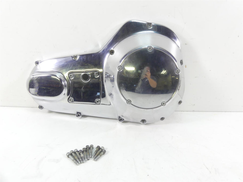 2000 Harley Dyna FXR4 CVO Super Glide Outer Primary Drive Clutch Cover 60685-99 {{ shop.shopifyCountryName }} - Mototech271